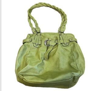 Rosetti Y2K Green Shoulder Bag Braided Strap
